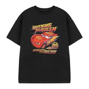 Cars Boys Thunder Always Comes After Lightning T-Shirt / Black